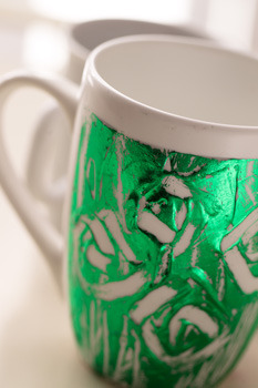 Spiegeleffecten foil op glas en porselein