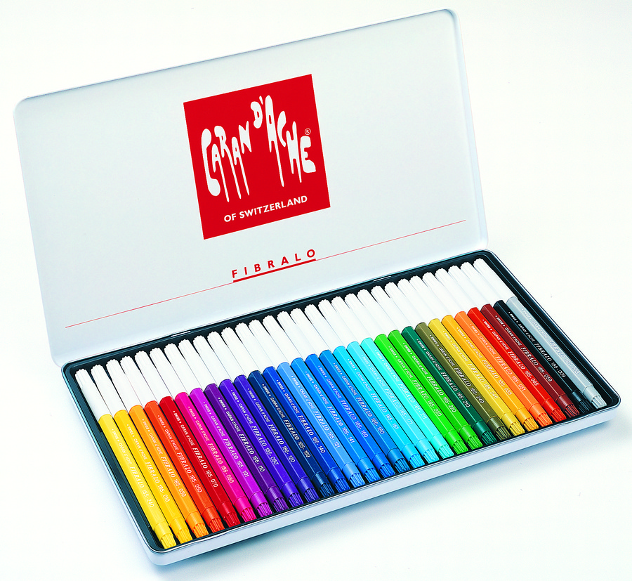 Fibralo Watercolour markers van Caran d'Ache