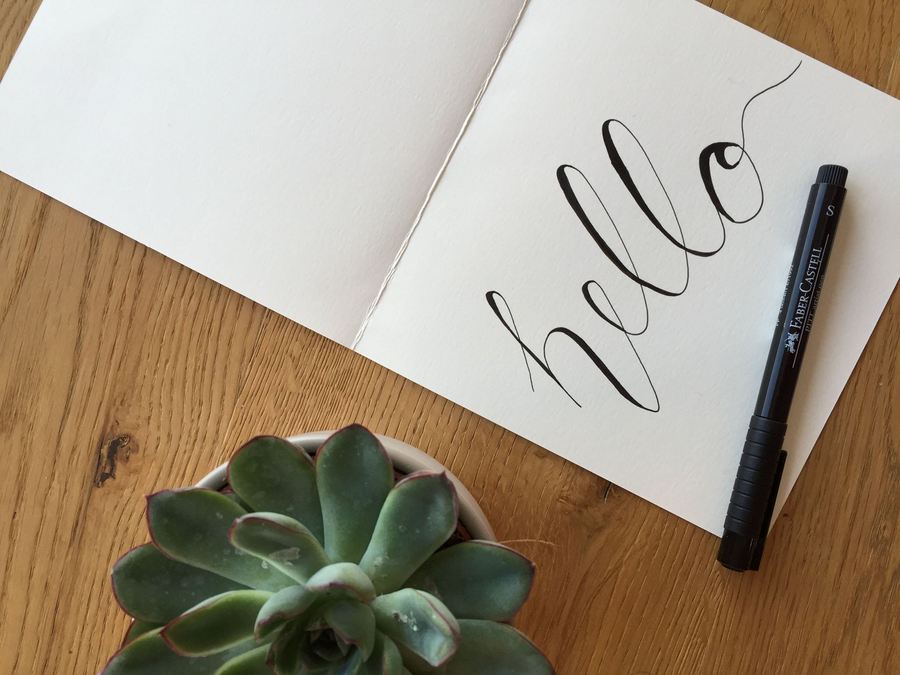 Handlettering met de PITT markers van Faber Castell