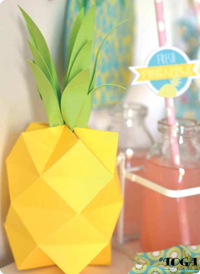 Een 3D Ananas met Toga