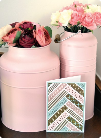 Geometrisch Kaartje met Toga Masking Tapes