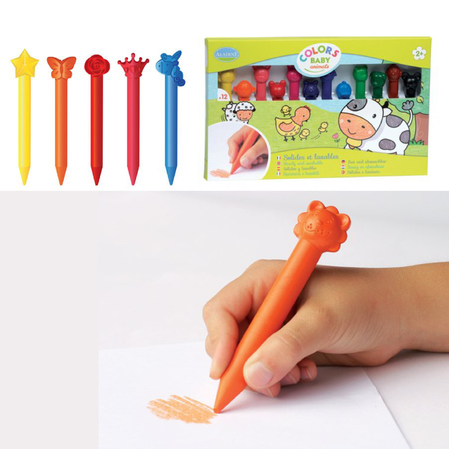 Colors Baby Potloden Dieren en Princessen van Aladine