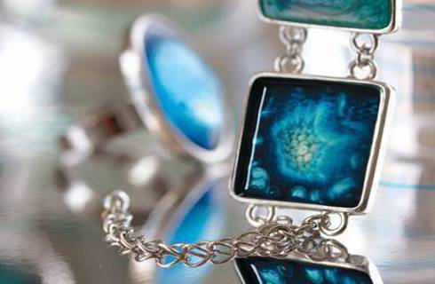 Fantasy Prisme en Vitrail van Pébéo armband