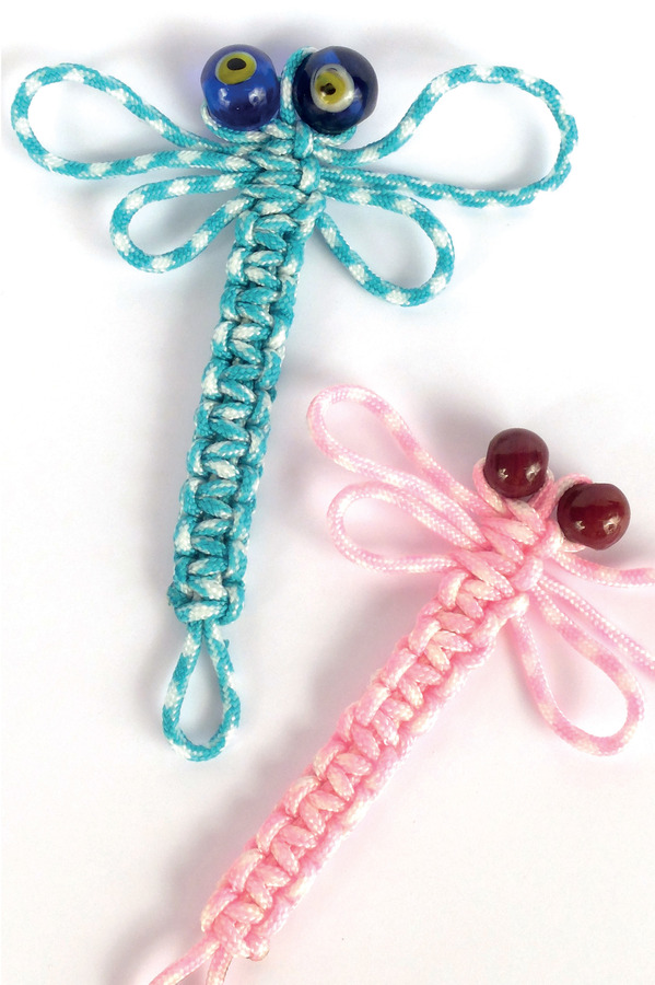 Creacord geweven Libel