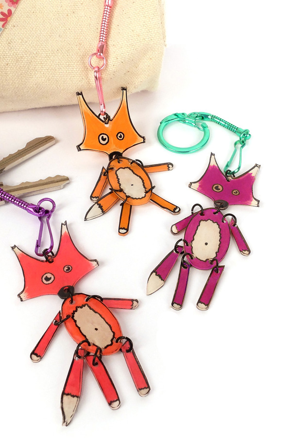 Shrink Plastic sleutelhanger voor kinderen 