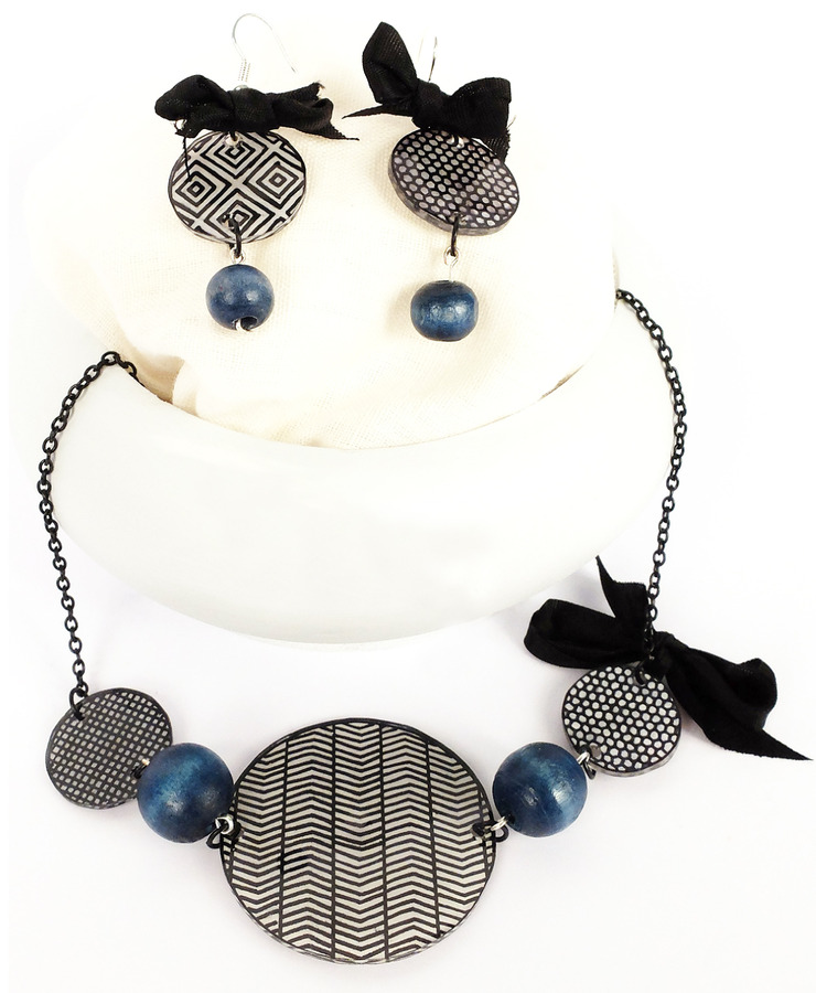 Shrink Plastic grafische juwelen