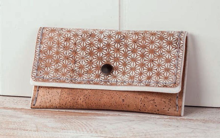 Trendy Kurktasjet met sjabloon