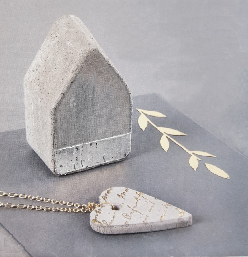 Beton Deco Spiegelfolie effekt