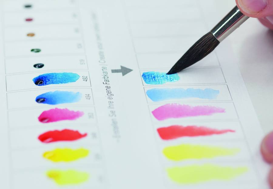 35 nouvelles couleurs Aquarelle HORADAM de Schmincke