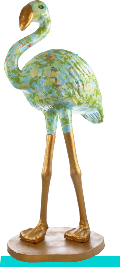 Un Flamant rose au Décopatch