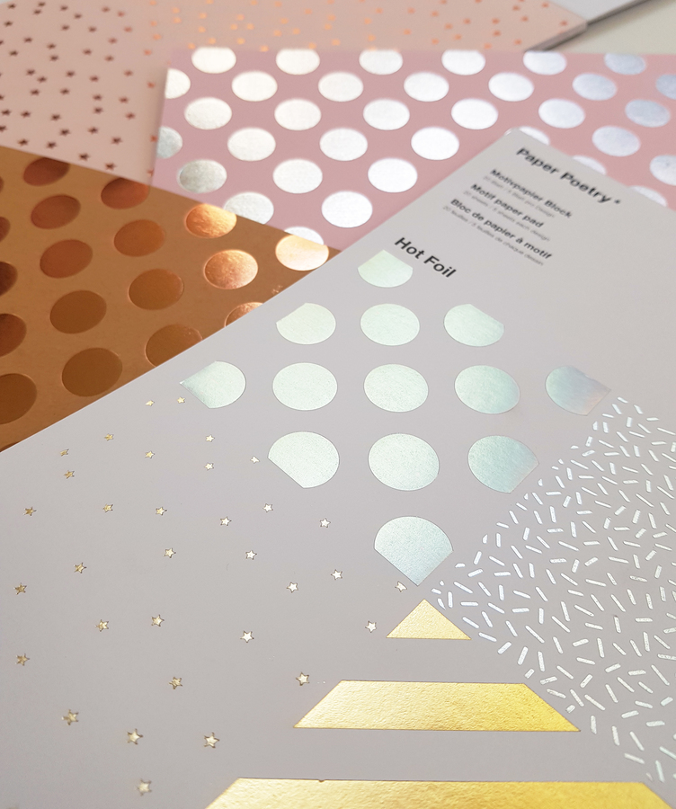 Papier met metaleffekten van Rico