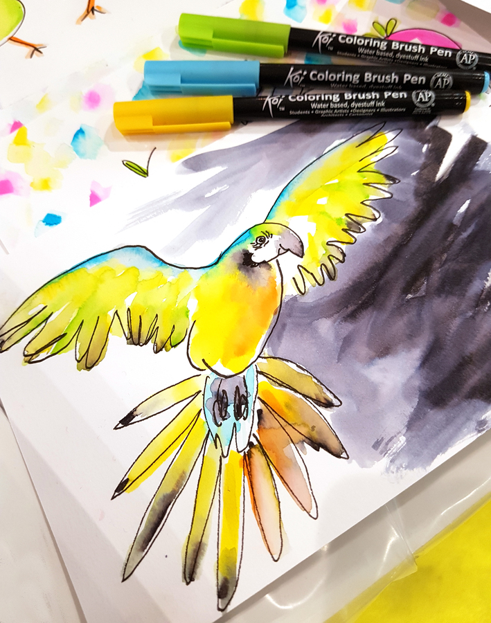 Koi Sakura Markers - Coloring Brush Pen