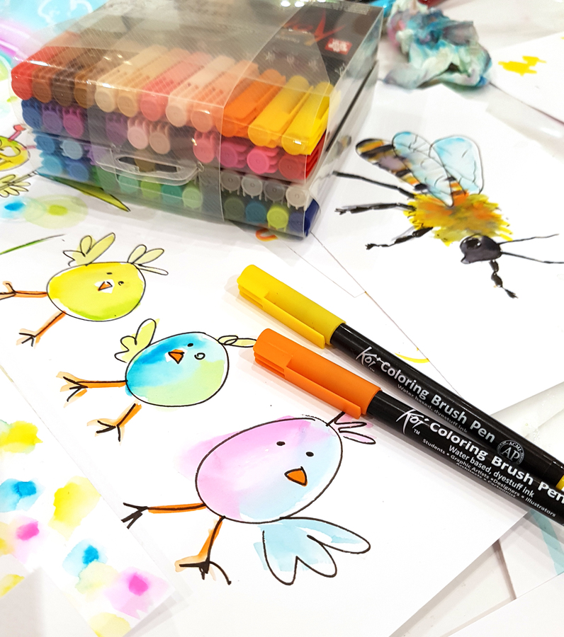 Feutres Koi de Sakura - Coloring Brush Pen