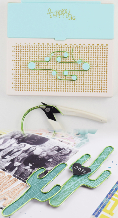 Happy Jig de We R Memory Keepers : Un joli cactus !