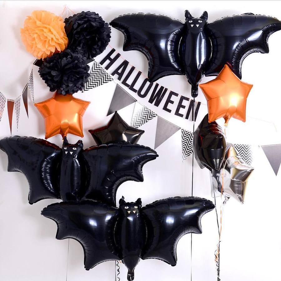Vleermuizen opblaasbare ballons met Meri Meri
