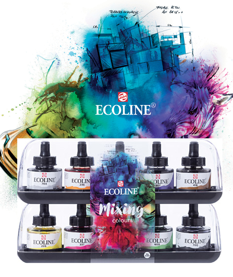 Ecoline Mixing Colors : Inkt setjes