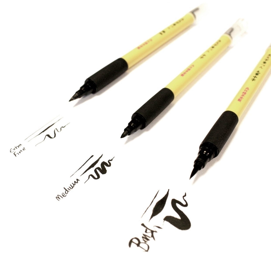 Bimoji Fude Brush Pens 
