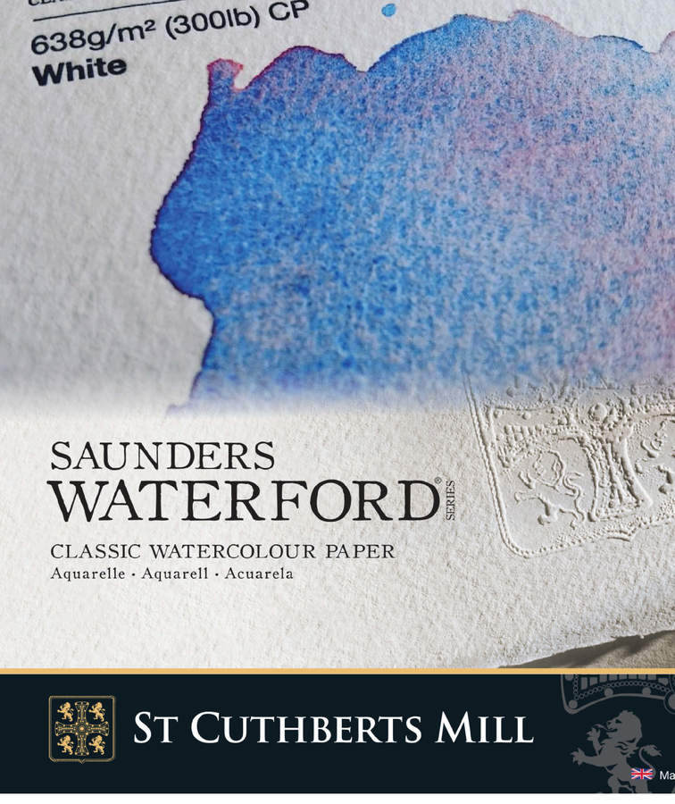Saunders Waterford Aquarel papier van St Cuthberts Mill