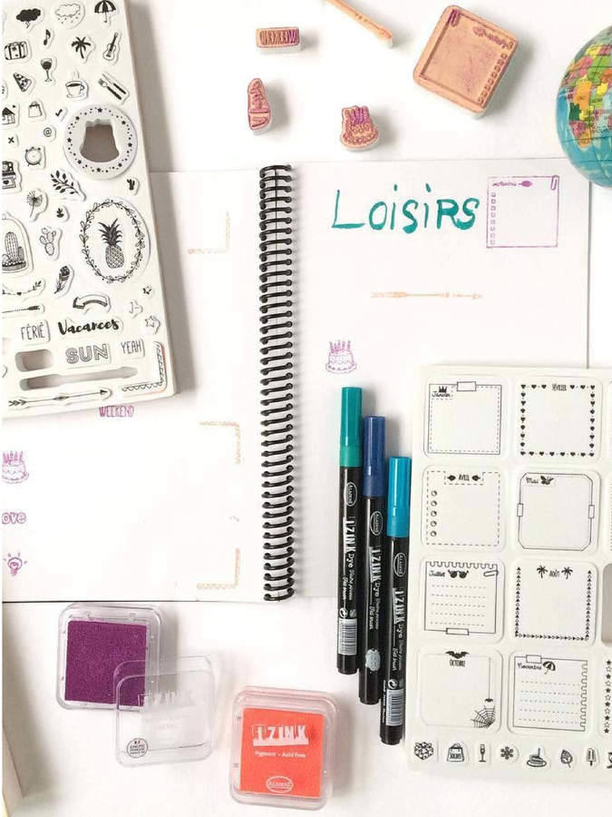 Bullet Journal : Stempels, inkten en sjablonen door Aladine