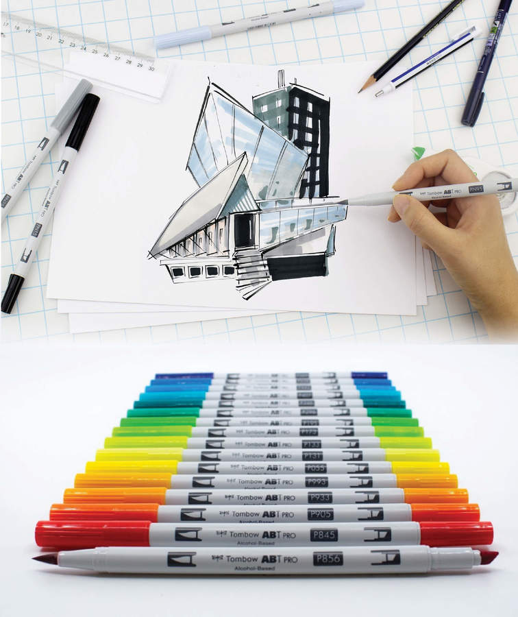 Feutres à l'alcool ABT PRO de Tombow