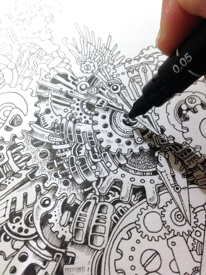 Uni Pin Fineliner : 11 tailles de pointes pour un dessin ultra-précis