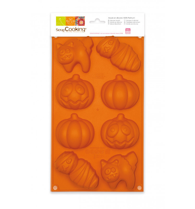 Moules en silicone pour gâteaux d'Halloween chez Scrapcooking