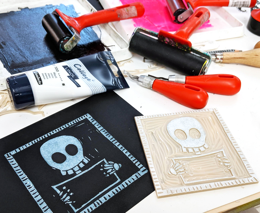 Halloween Afdrukken : met Schmincke en Essdee