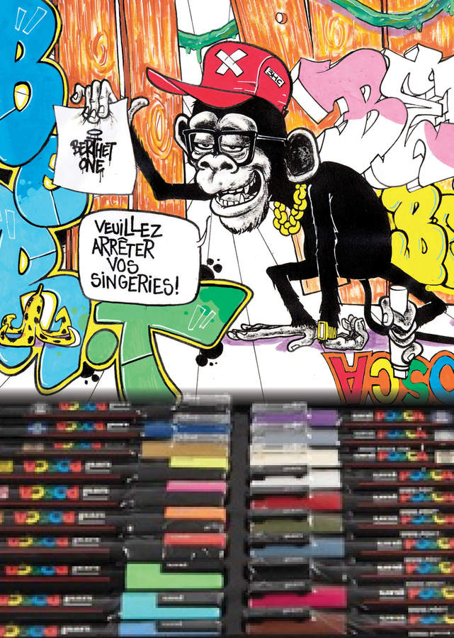 9-12 jarige cadeaus : Posca Koffer Street Art