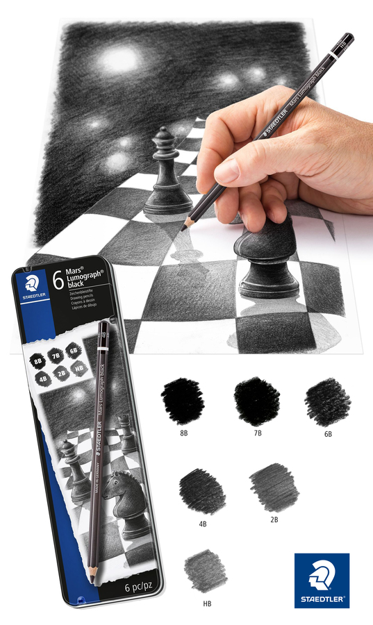Ontdek de intensiteit van Mars Lumograph Black