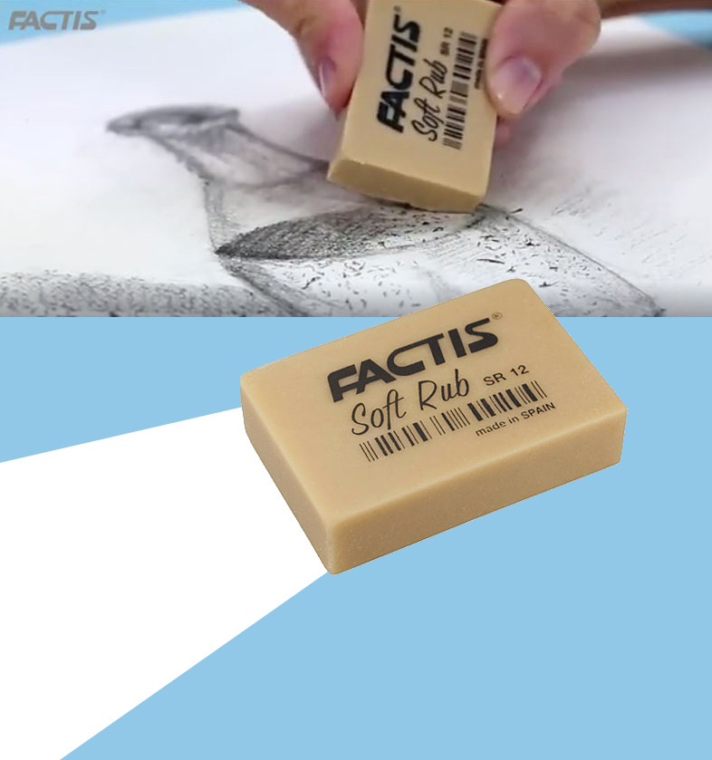 Factis Soft Rub : een extra soft gom !