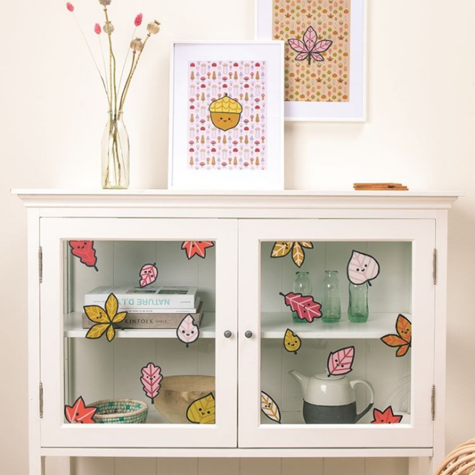 Décoration intérieure avec les gabarits pour dessin à la craie de Rico Design