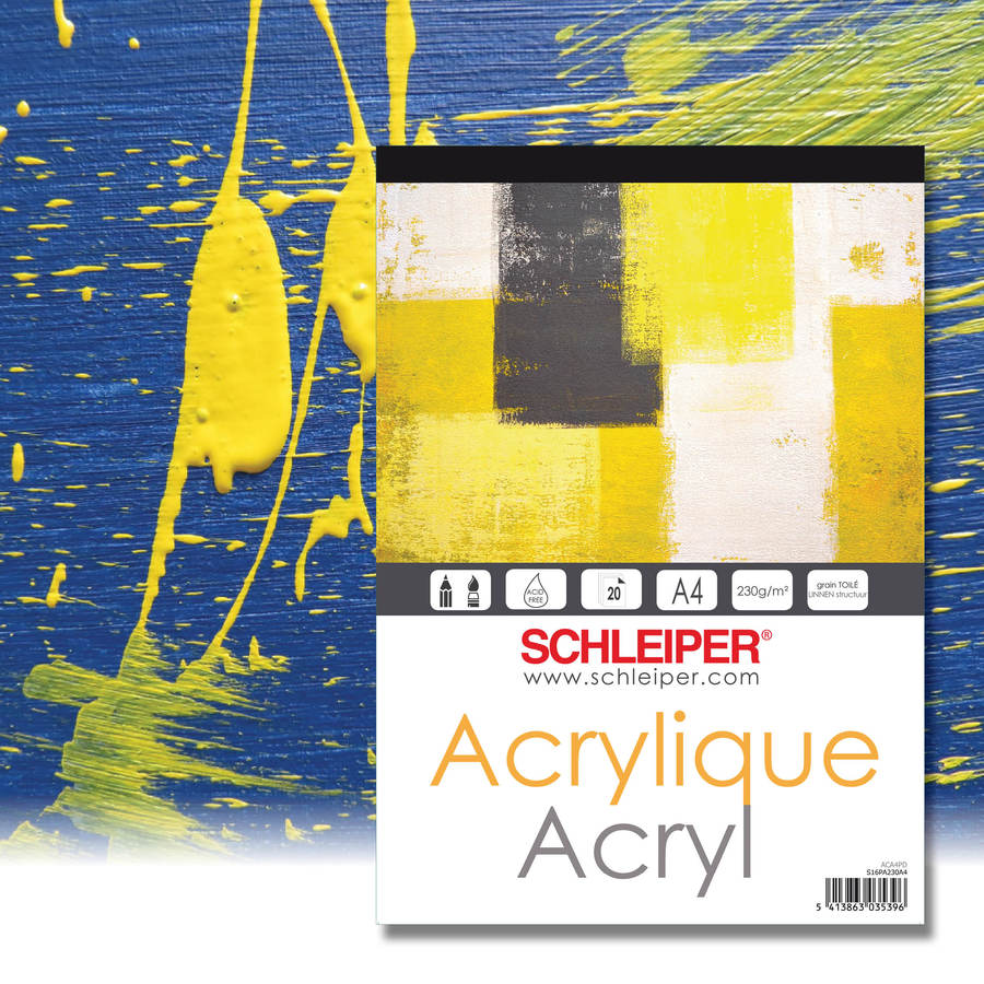 Blocs Acrylique Scheiper : le papier pour vos projets de peinture !