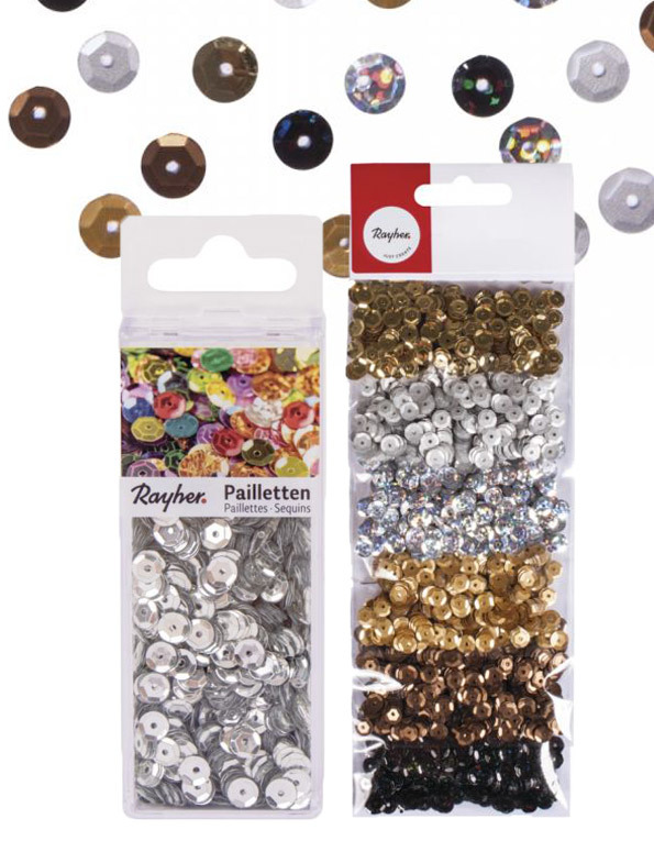 Assortiments de sequins lavables par Rayher