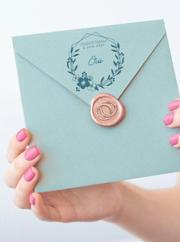 Stempel voor zegelwas met Aladine