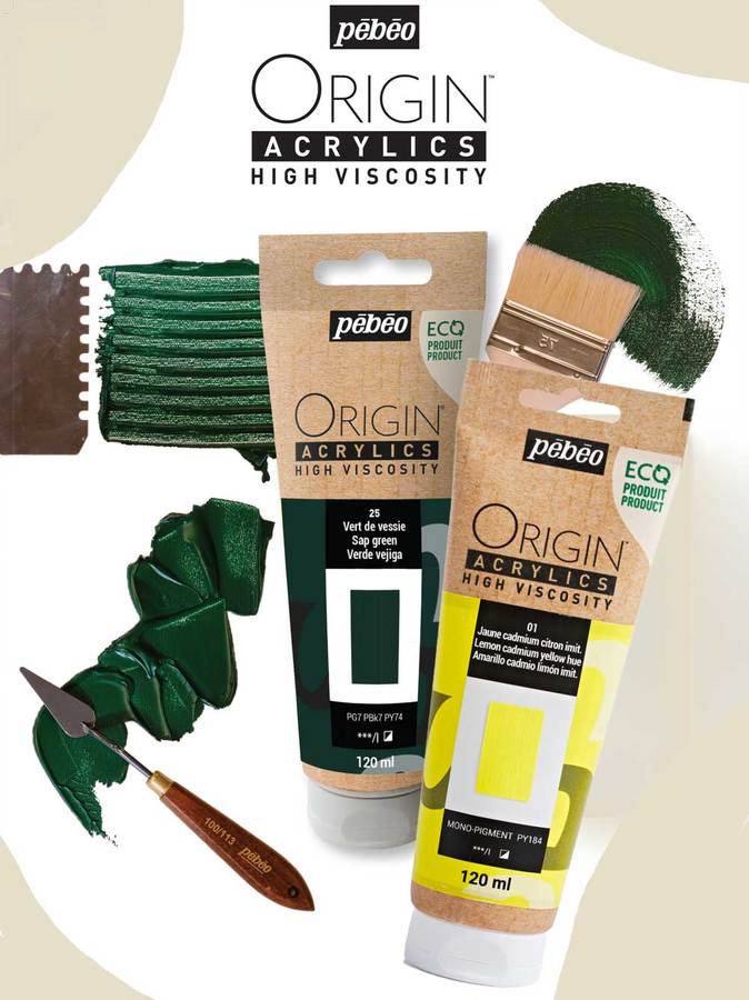 ORIGIN : la gamme de peinture acrylique éco-conçue de Pébéo