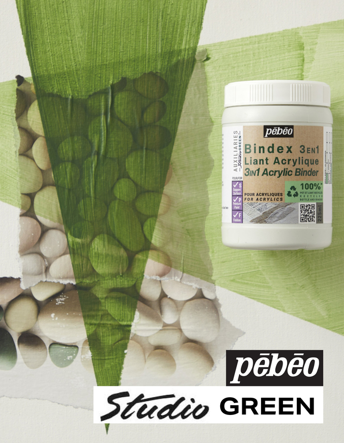 Liant acrylique 100% recylcé - Gamme Stuido Green